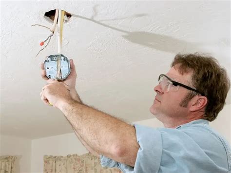 installing ceiling fan rated electrical box|ceiling fan rated outlet box.